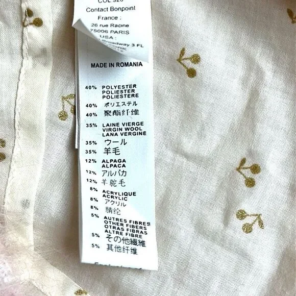 Bonpoint Girls' Fuzzy Mini Skirt Pink Wool Blend size 10 - Picture 8 of 9